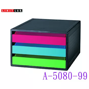 日本 LIHIT A4 文件架 ( A-5080 )彩色