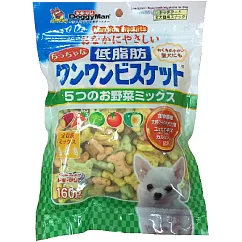 DoggyMan─犬用低脂五蔬果消臭餅乾 160g