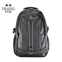 【TRAVEL FOX 旅狐】雙色尼龍輕量休閒後背包 (TB586─13)灰色
