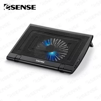 Esense E-C10 AIR角度可調大風扇筆電散熱墊(22-WNF010)