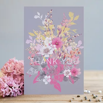 【LOUISE TILER】Floral Thank You #感謝卡 #花卉 #英國進口 #FT007