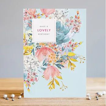 【LOUISE TILER】Boutique Lovely Birthday #生日卡 #花卉 #英國進口 #BR002