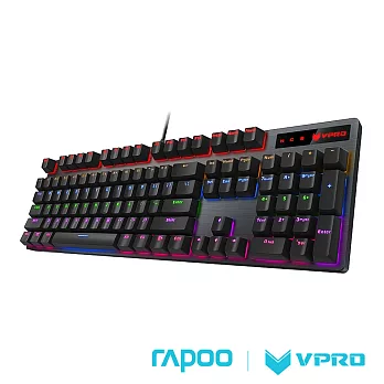 Rapoo 雷柏VPRO V500PRO (青軸) 混色發光機械遊戲鍵盤