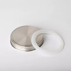 Mason Select 梅森罐(Ball) 不鏽鋼上蓋含矽膠圈 寬口徑 單入