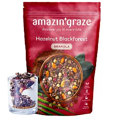 Amazin graze堅果穀物燕麥脆片250g─榛果巧克力口味(高纖、非油炸)