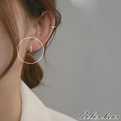 【卡樂熊】S925純銀氣質亮鑽耳骨造型耳環(三款)─V型排鑽