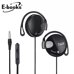 E─books SS33 音控接聽耳掛式耳麥 黑