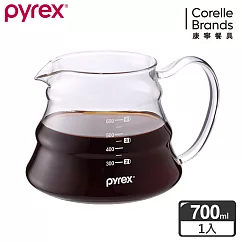 【康寧 Pyrex Café】耐熱玻璃 咖啡壺700ml