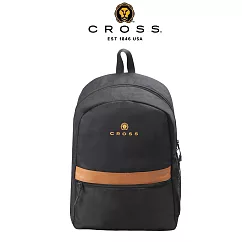【CROSS】台灣總經銷 限量2折 頂級名牌後背包─雙肩包 旅行包 肩背包 筆電包 全新專櫃展示品 (黑色)