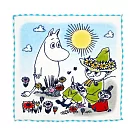 【日本丸真】Moomin刺繡小方巾 (春日野餐)