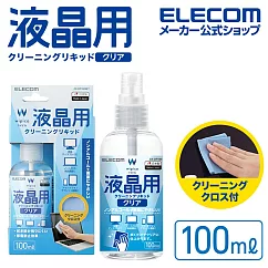 ELECOM 2合1無酒精液晶螢幕清潔組─