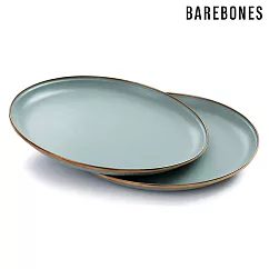 【兩入一組】Barebones CKW─426 琺瑯盤組 Enamel Plate (11") / 城市綠洲 (盤子 餐盤 備料盤 餐具) 薄荷綠