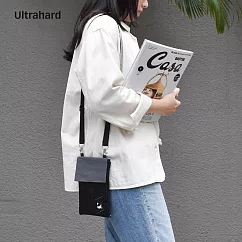 Ultrahard 經典尼龍斜背手機包Plus ─ 率性灰