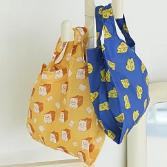 【韓國Dailylike】輕便摺疊收納環保購物袋(S) ‧ 麵包貓咪