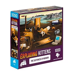 【GoKids】爆炸貓1000片拼圖： 記憶的懶散 英文版 Exploding Kittens 1000 Piece Puzzle The Slothness