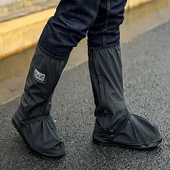 【BeOK】高筒反光防水防雨鞋套 尺寸可選 黑色S