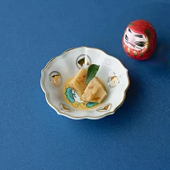 【Amabro】日本和式陶瓷小皿禮盒 ‧ 五弁輪花
