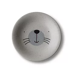 【日本Awasaka】MoguMogu動物 陶瓷淺盤16.5cm ‧ 海豹