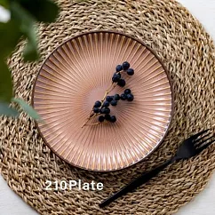 【Minoru陶器】Sendan窯變陶瓷淺盤16cm ‧ 玫瑰粉