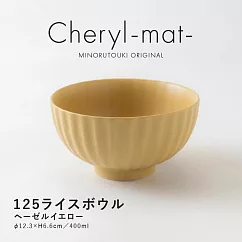 【Minoru陶器】Cheryl─mat陶瓷餐碗400ml ‧ 焦黃