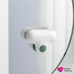 【Cap】浴室鏡面掛刀─2入組(附收納掛勾) 白色