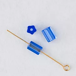 【MIYUKI FACTORY】希臘神話風 捷克玻璃珠(袋裝) 4x6mm ‧ 藍寶石