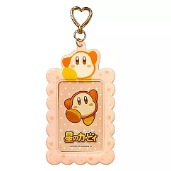 【日本正版授權】星之卡比 造型票卡夾 票夾/證件套/悠遊卡夾 卡比之星/Kirby ─ 橘色款