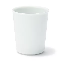 【MUJI 無印良品】白磁漱口杯約直徑6.8x高8cm 約180ml