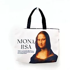 翡冷翠文創藝術小提袋|達文西《蒙娜麗莎》米色