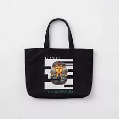 翡冷翠文創藝術小提袋|埃及古文明《黃金面具》黑色