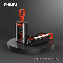 PHILIPS 飛利浦 透視外殼行動電源 三色可選 DLP5715C 黑橘