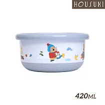【HOUSUXI舒希】DINOTAENG 冬季系列-不鏽鋼雙層隔熱碗420ml-A3