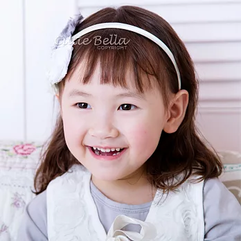 Cutie Bella 3 Shaby髮箍-White/Grey/Cream