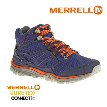 MERRELL 女Gore-Tex SPEED HIKING健行鞋(ML01710)7藍紫/橘