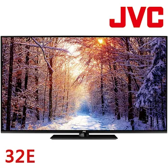 JVC 32吋 LED液晶顯示器+視訊盒(32E)＊送HDMI線 (含基本運費，無安裝)