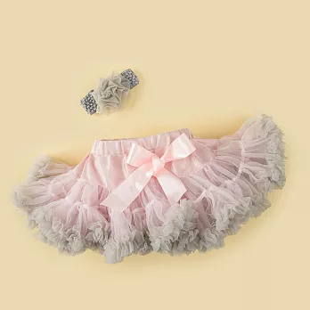 [日安朵朵]女嬰童精緻tutu蓬蓬裙100粉霧芭蕾
