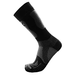 EGXtech《8字型》P84 CREW 長筒機能運動襪(黑M)2雙組