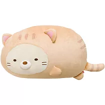 San-X 角落公仔暖暖貓咪日系列QQ座墊靠枕。羞羞貓