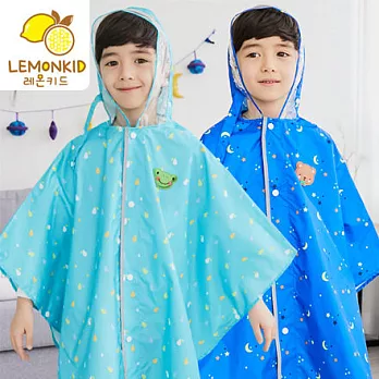 韓國兒童透氣斗篷雨衣100湖綠青蛙