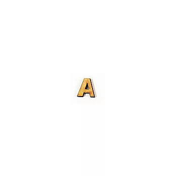 小英文字母,(木質素材)-A