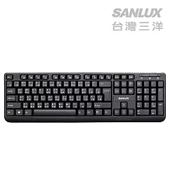 SANLUX台灣三洋USB鍵盤(SYKB─08)黑色