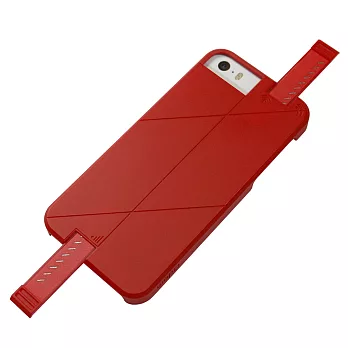 ADAM iPhone SE/5/5S 專用雙訊號增強保護殼紅