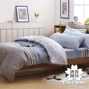 【日本濱川佐櫻-奇幻羅馬】文青風柔絲絨加大四件式被套床包組