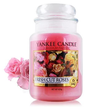 YANKEE CANDLE香氛蠟燭-玫瑰(623g)
