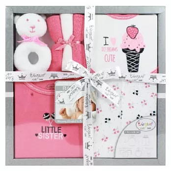 美國 Elegant kids【7件式彌月禮盒組】3037-P