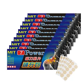 7Power-MIT舒緩磁力貼貼片補充包(30枚/包 ，共10包)