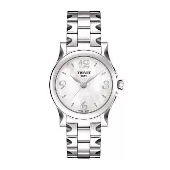 TISSOT 珍珠夫人時尚優質秀麗腕錶-銀- T0282101111702