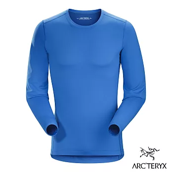 【Arcteryx 始祖鳥】男 Phase AR保暖內層圓領衫S參宿藍