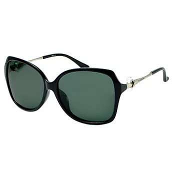 【KEL MODE 太陽眼鏡】歐美大框設計款-偏光墨鏡/太陽眼鏡-黑色 (3911-C1)