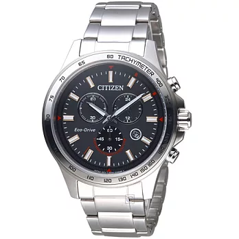 星辰 CITIZEN Eco-Drive 時尚城市三眼計時男錶 AT2420-83E